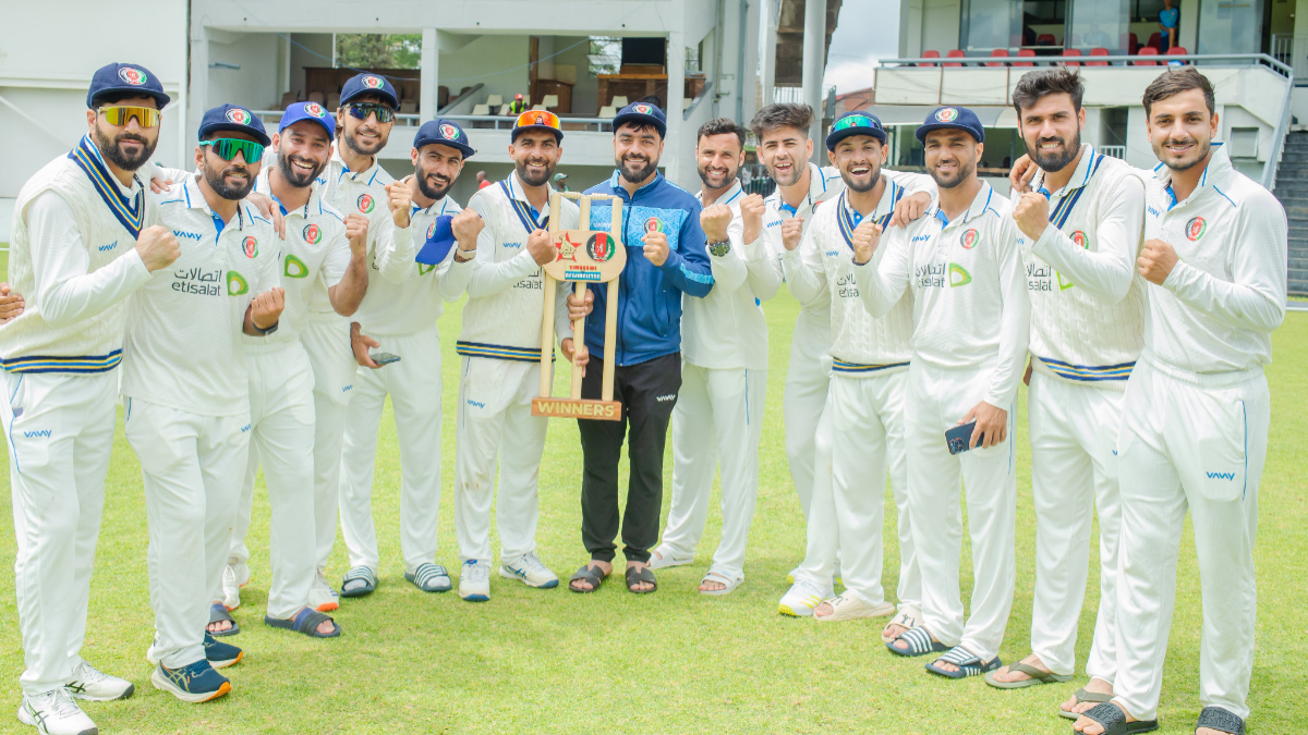 Afghanistan Beats Zimbabwe to Win test Series
